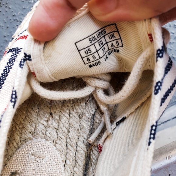 Anthropologie Soludos Espandrille Striped Sneakers - Picture 10 of 10